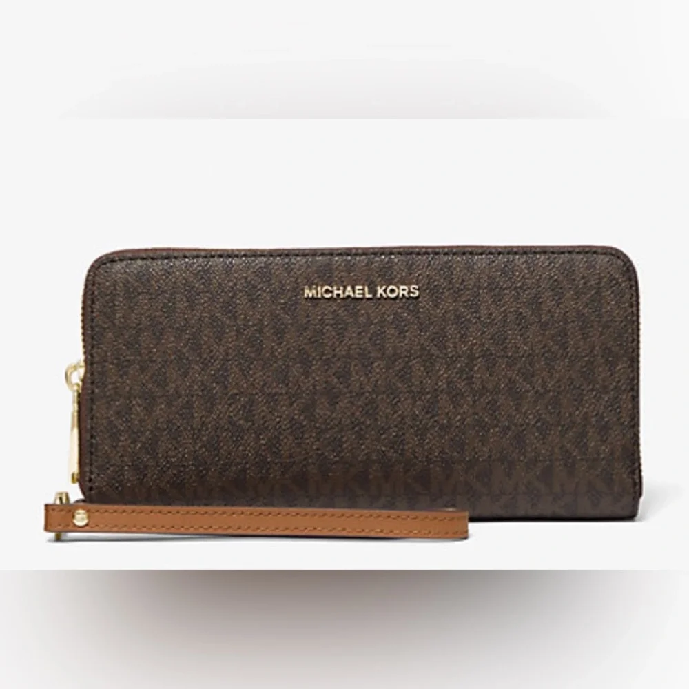 ⭐️ Authentic Michael Kors Large Logo Continental Wallet ⭐️ - Picture 1 of 6